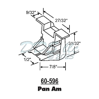 Sash Bottom Bracket Pan Am 60-596 1