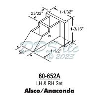 Sash Guide 60-652A 1