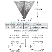 Pile Weather Stripping 63-52