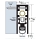 Automatic Door Bottom 19-1358AL-36