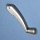 Folding Handle Aluminum Finish 37-109FH-7