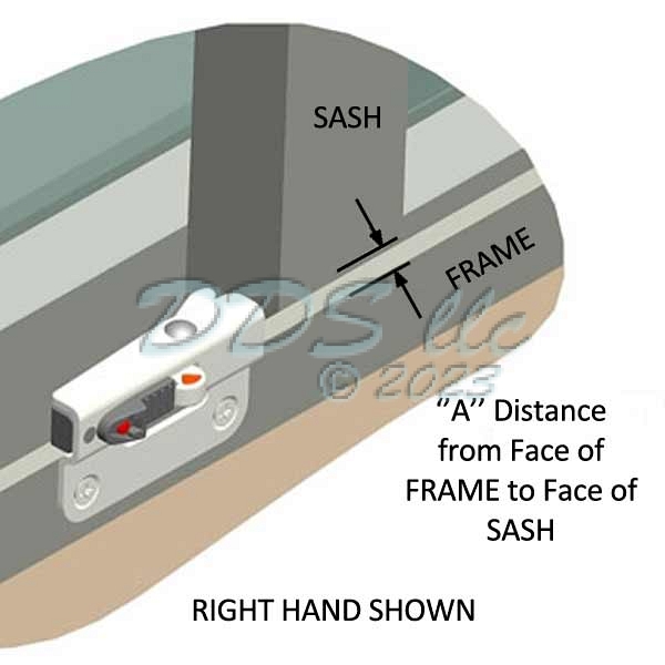 Sliding Window Reverse Retrofit 50-1353-FBORBZ-RH | Patio Door Rollers ...