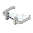 Giesse Balcony Door Handle 856-10079W 4